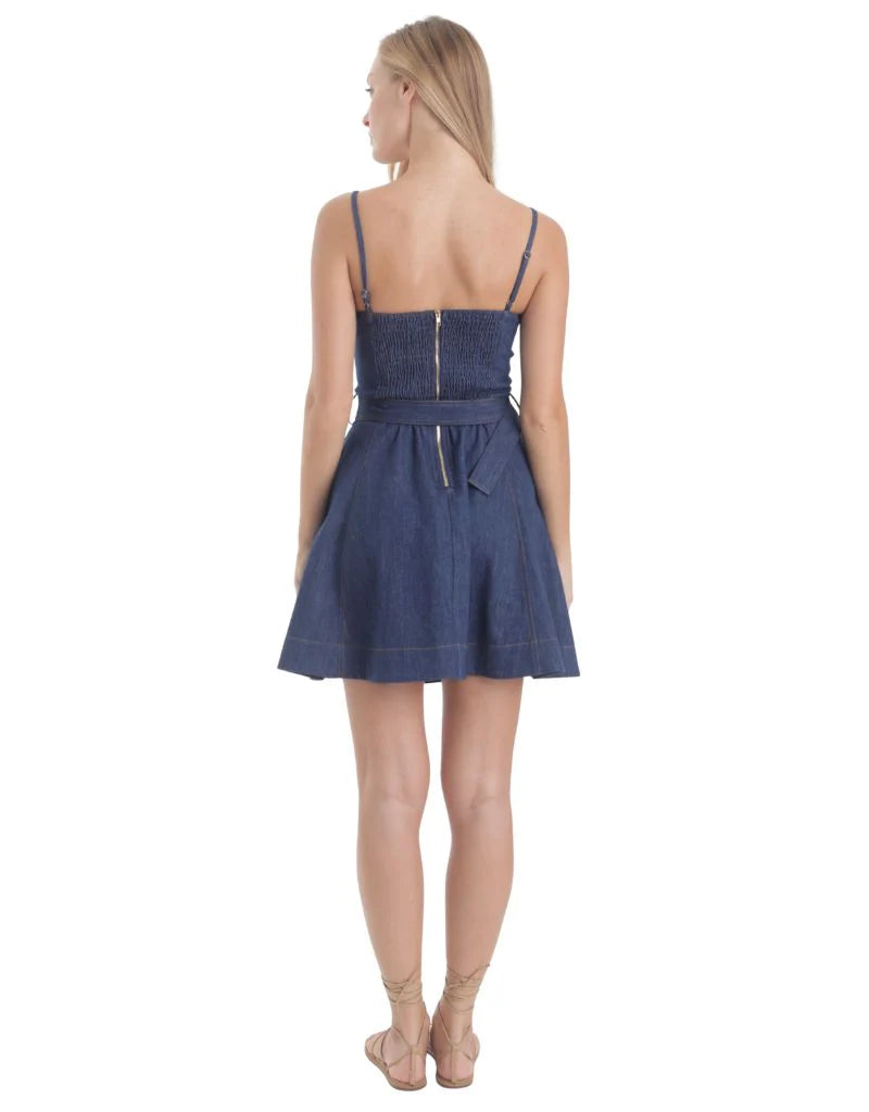 Karina Grimaldi Lola Denim Mini Dress