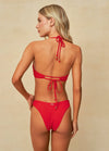 Maaji Scarlet Red River Sporty Bralette Bikini Top