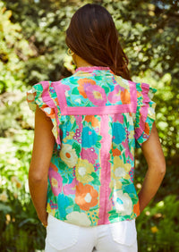 Love The Label Sara Top in Allegra Floral