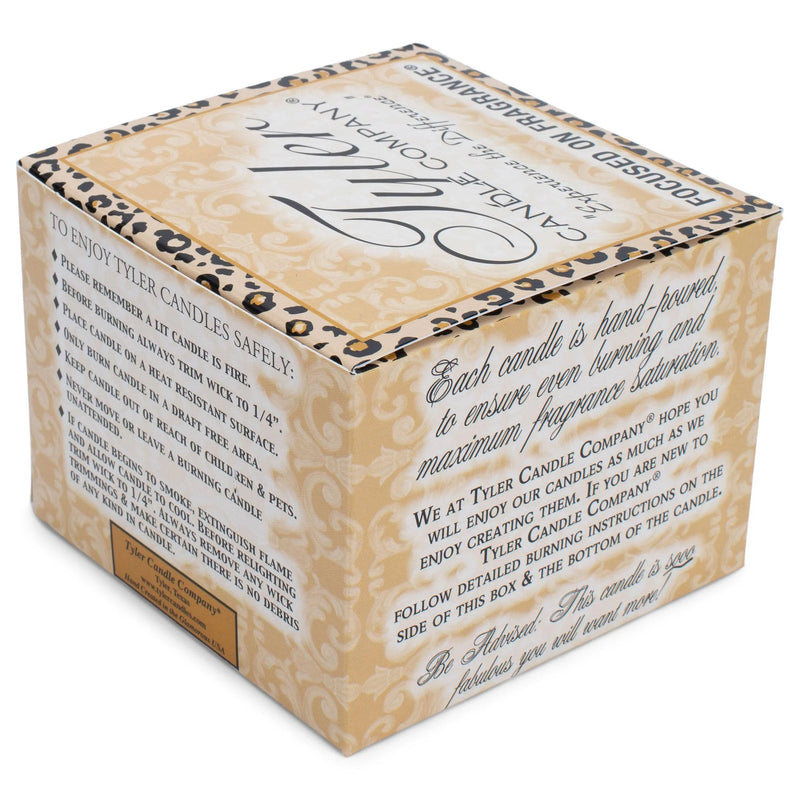 16 OZ Tyler Candle Co Stature Clear Candle