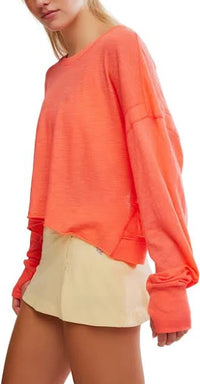 FP Movement My Time Layer in Neon Coral