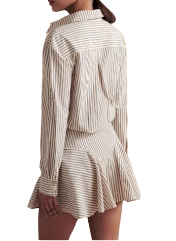Saylor Naeem Stripe Mini Dress