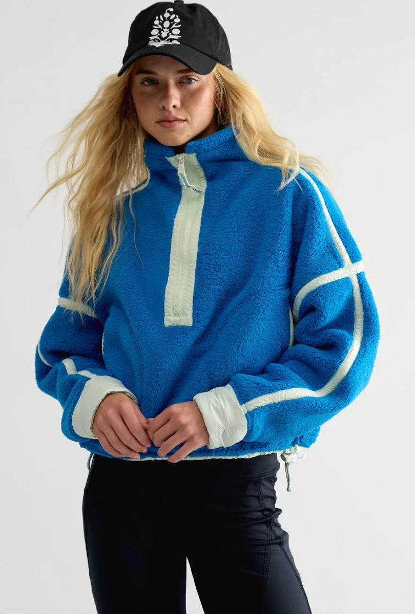 FP Movement Mountain High Half-Zip Fleece in Powerline Spring
