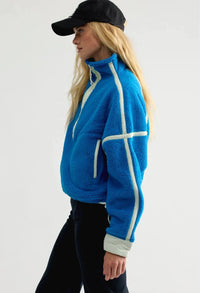 FP Movement Mountain High Half-Zip Fleece in Powerline Spring