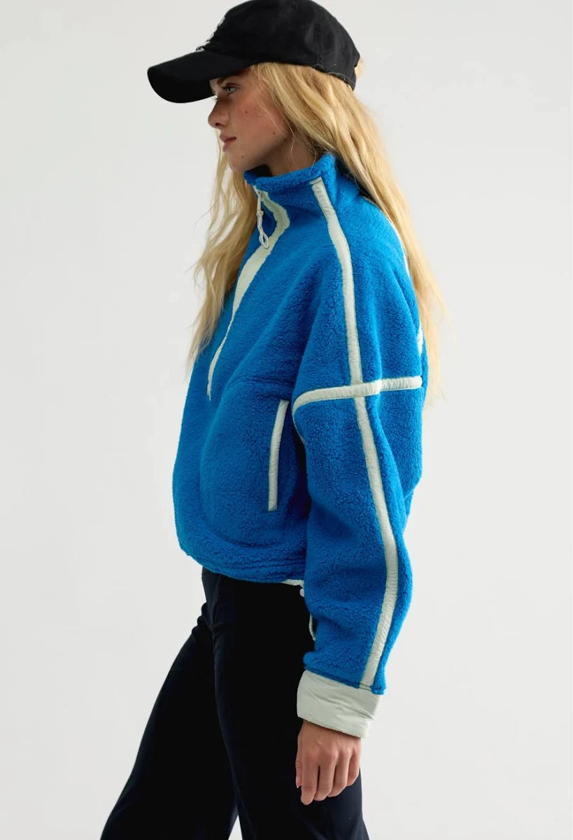 FP Movement Mountain High Half-Zip Fleece in Powerline Spring