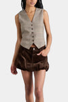 Steve Madden Simona Corduroy Mini Skirt