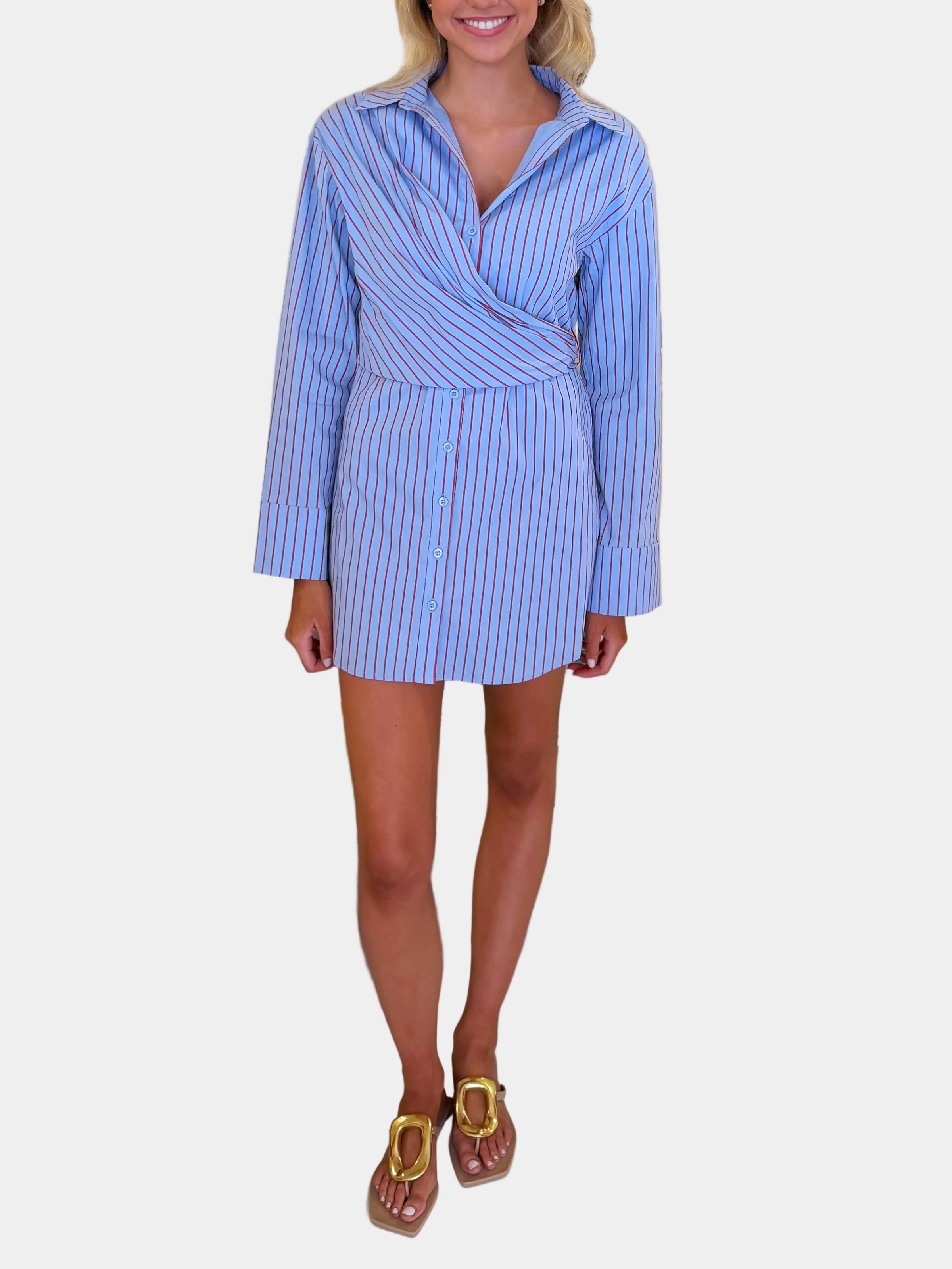 Sovere Tavern Mini Shirt Dress