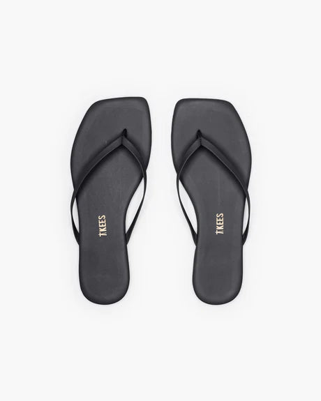 TKEES Square Toe Lily Flip Flops