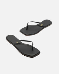 TKEES Square Toe Lily Flip Flops