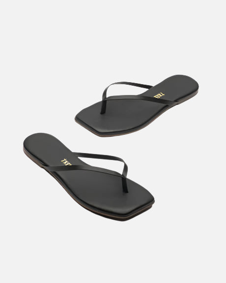 TKEES Square Toe Lily Flip Flops