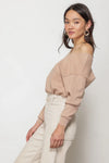 Line & Dot Favorite Off Shoulder Sweater