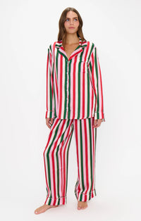 Show Me Your Mumu Classic PJ Set in Jolly Stripes Silky