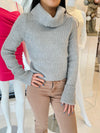 Deluc Donna Sweater in Ecru, Fuchsia, and Grey