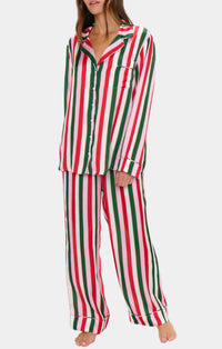 Show Me Your Mumu Classic PJ Set in Jolly Stripes Silky