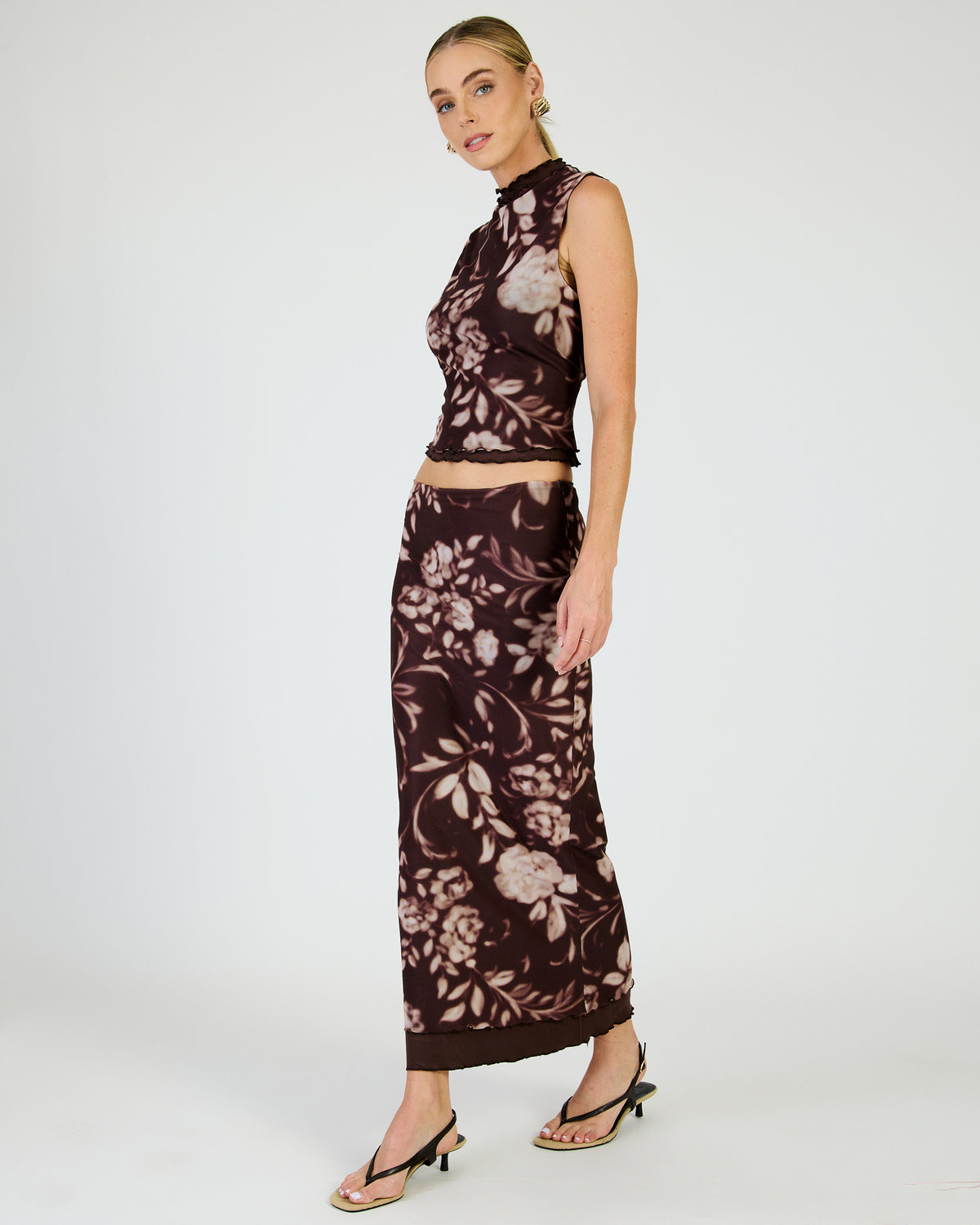 Line & Dot Sherilyn Top & Skirt Set