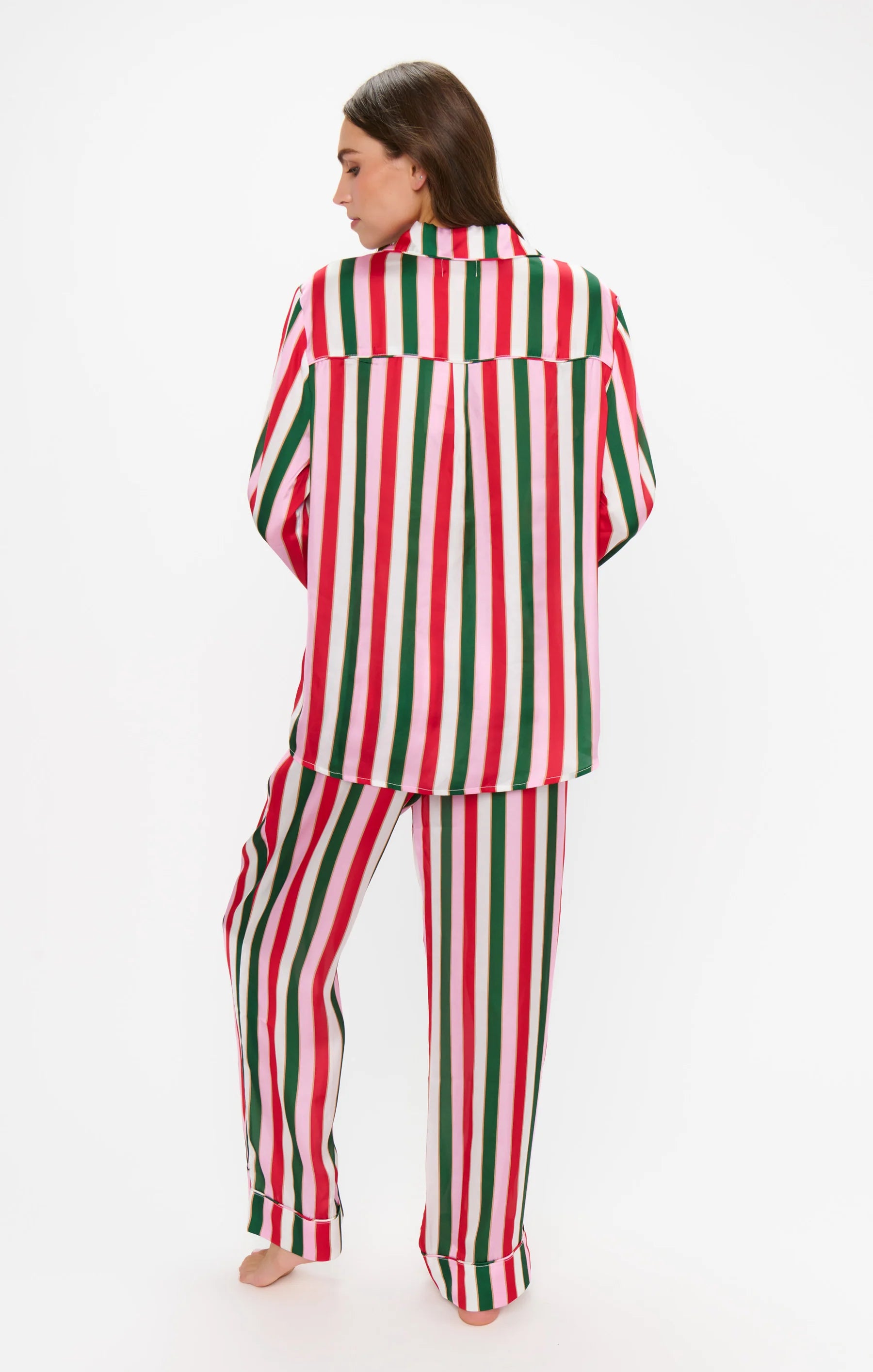 Show Me Your Mumu Classic PJ Set in Jolly Stripes Silky